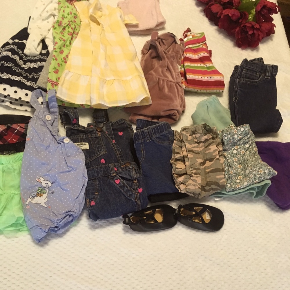 19 piece Girls Lot 12m -18m